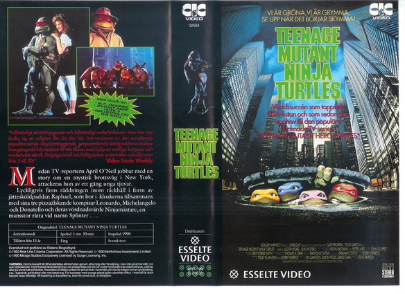 21233 TEENAGE MUTANT NINJA TURTLES (VHS)